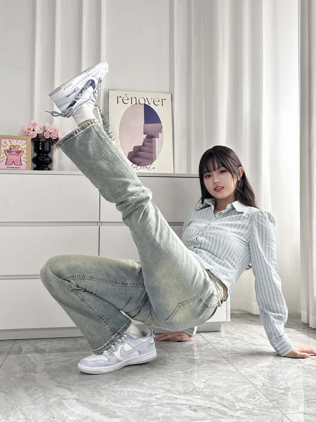 丸子的拍照姿势超多的～