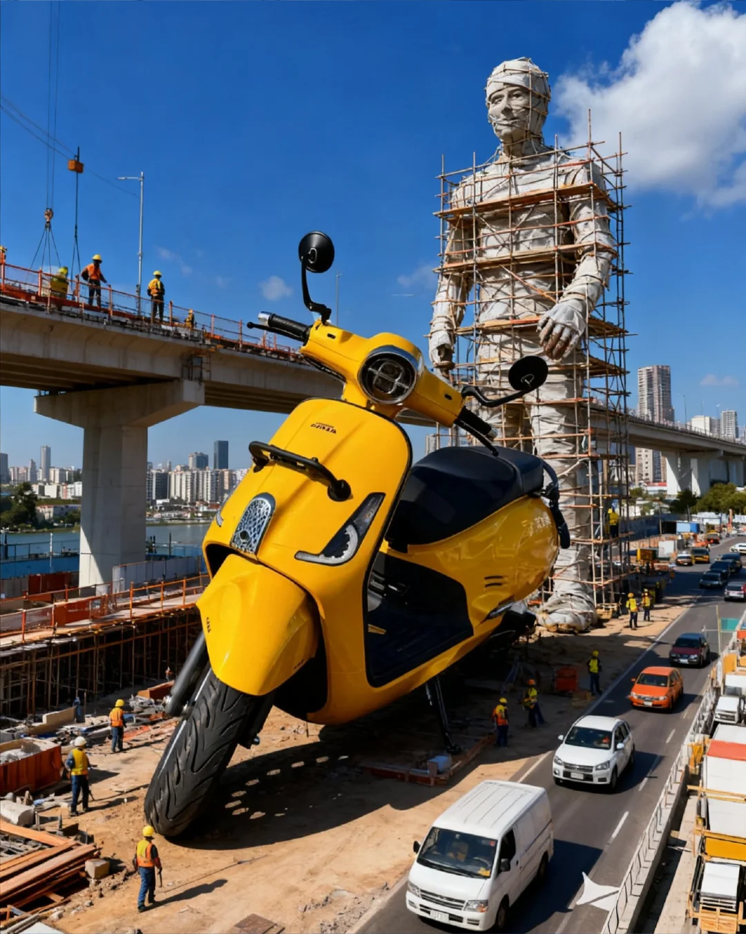 阳光下的机械艺术展 ?