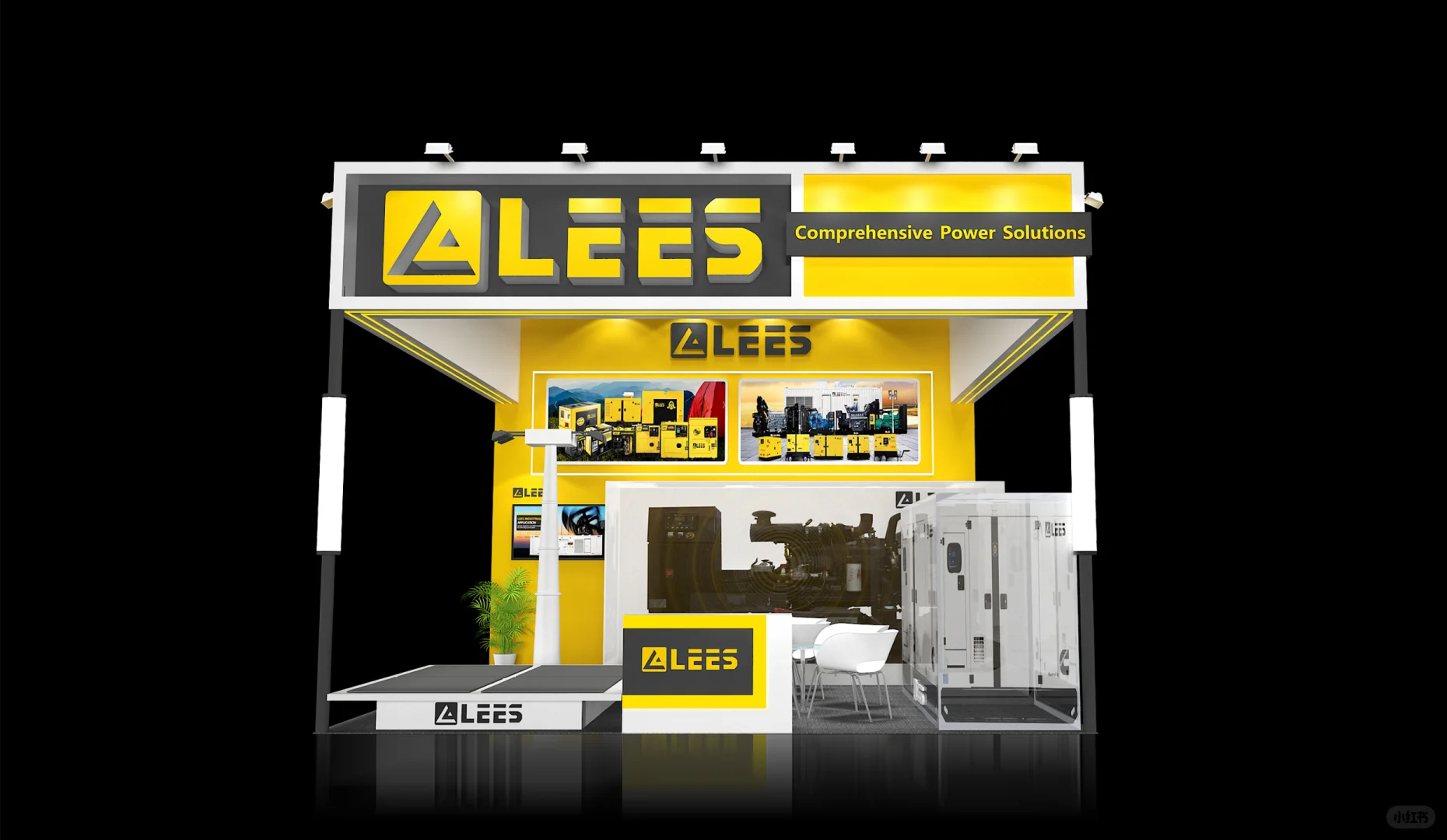 工业风展台设计搭建案例，视觉吸睛太绝了！