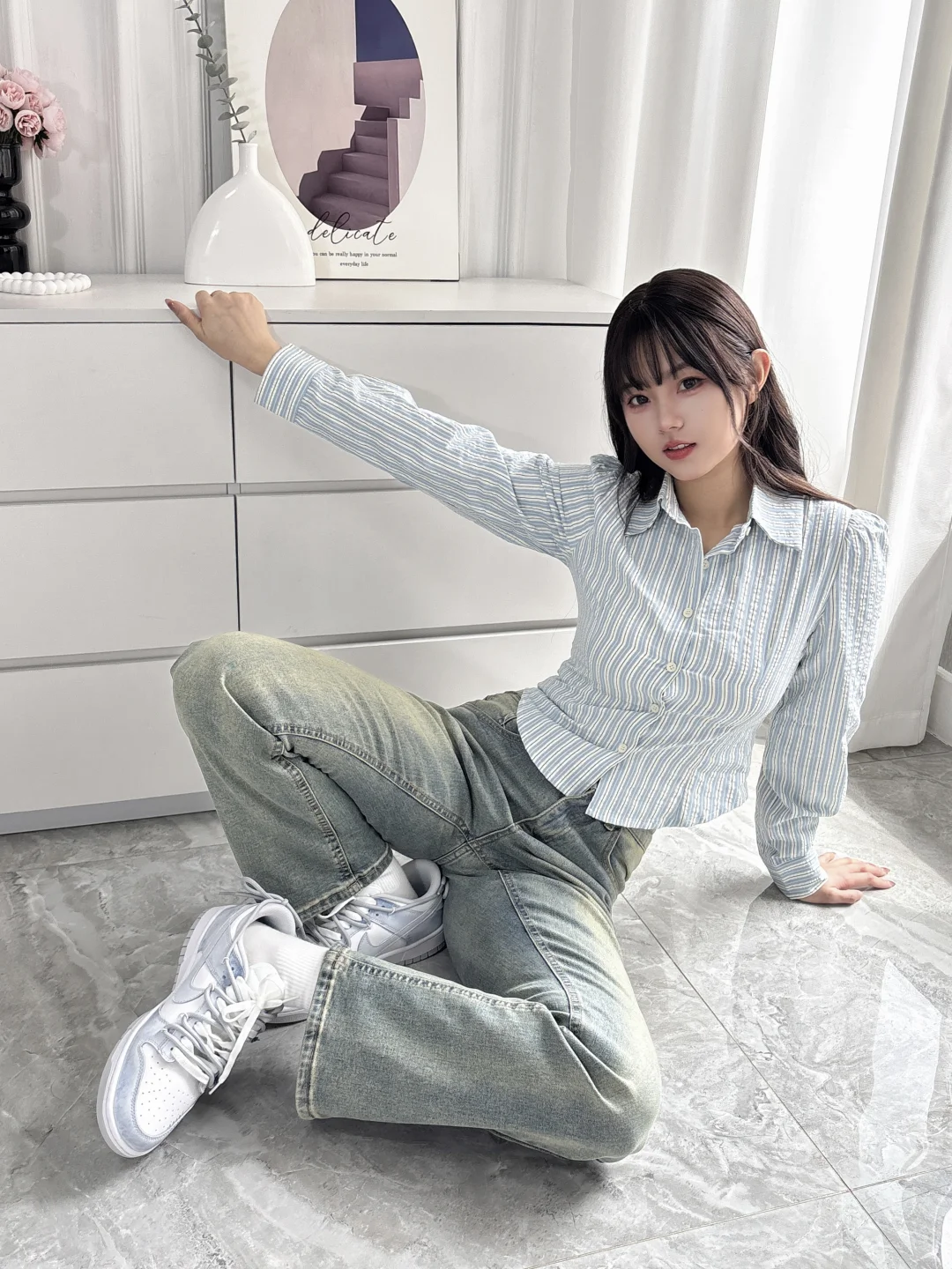 丸子的拍照姿势超多的～