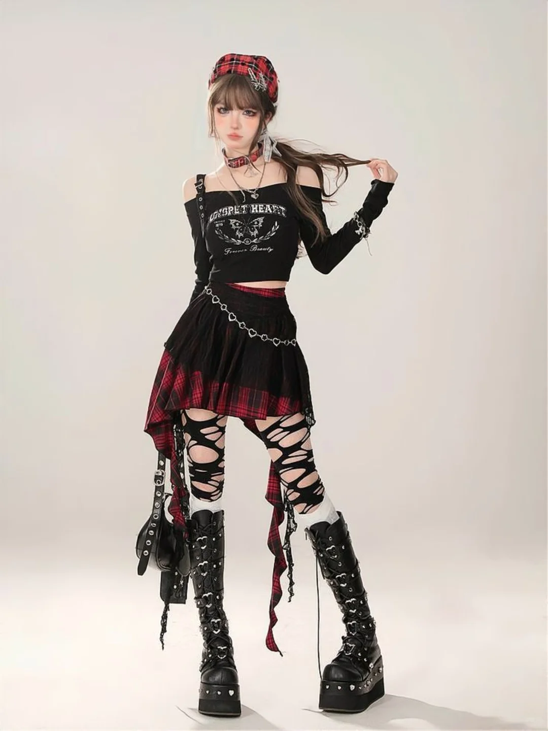 暴击流穿搭❗️一周不重样的甜酷y2k穿搭