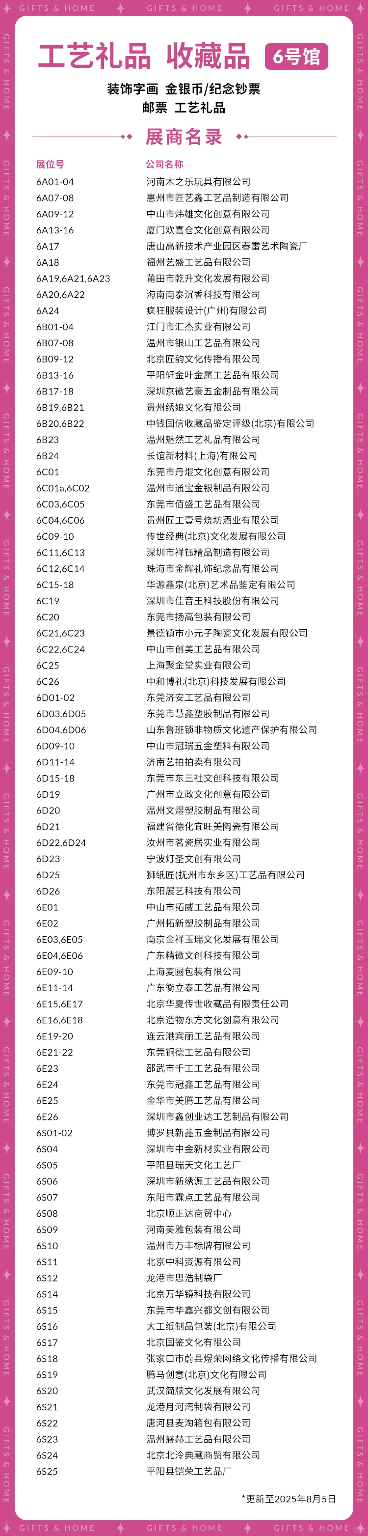 北京礼品展名录一览