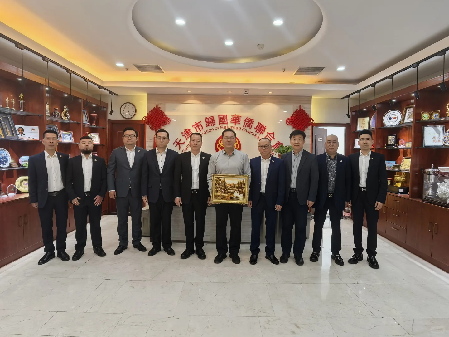 拜访天津贸促会，天津商会，天津侨联