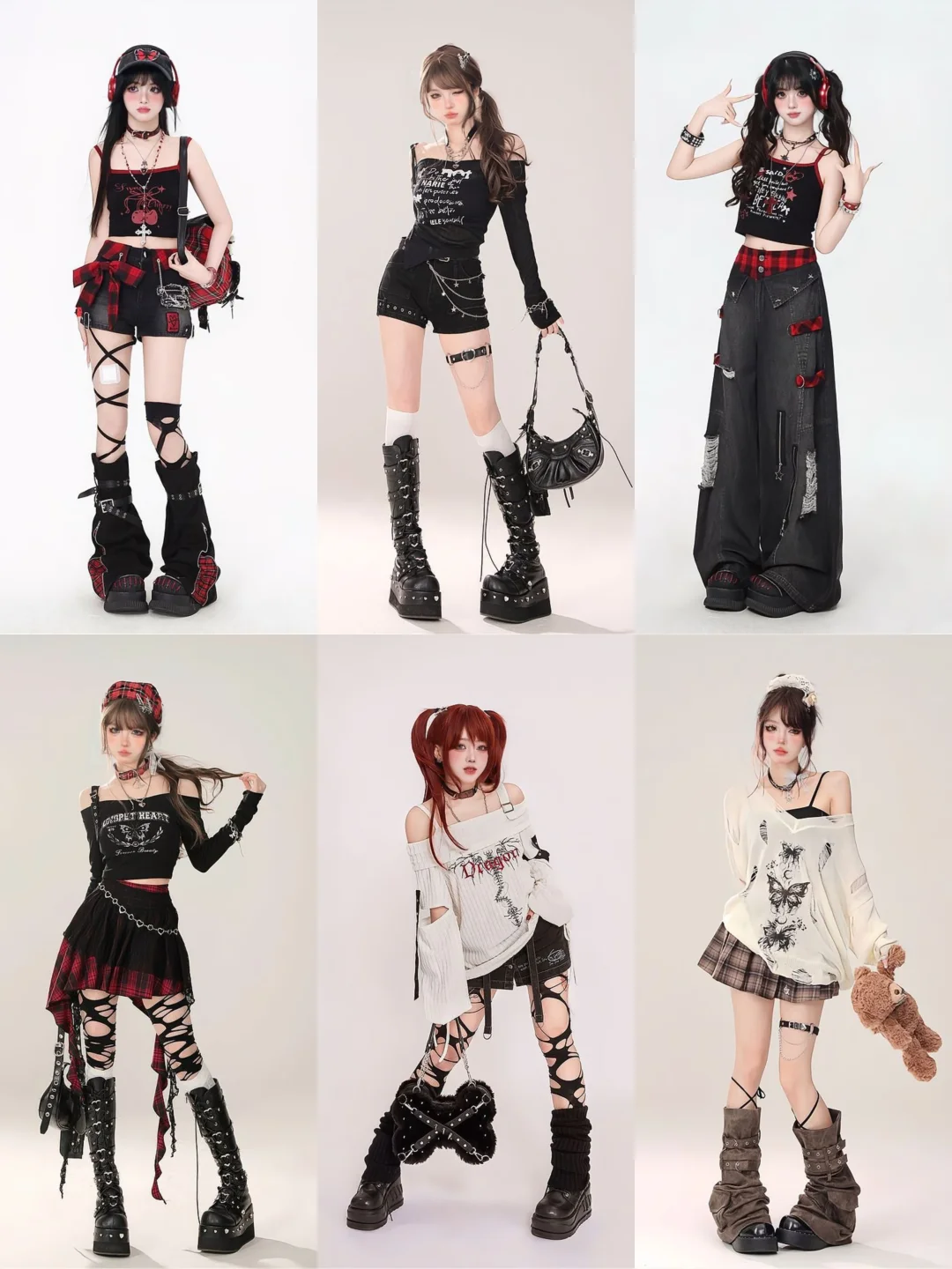 暴击流穿搭❗️一周不重样的甜酷y2k穿搭