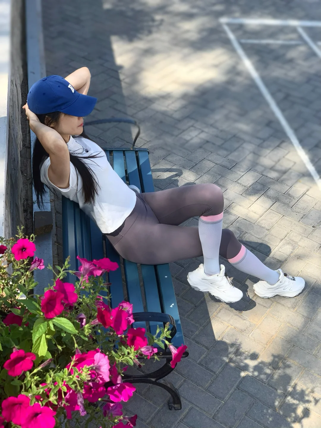 瑜伽裤和压力袜超强CP组合！