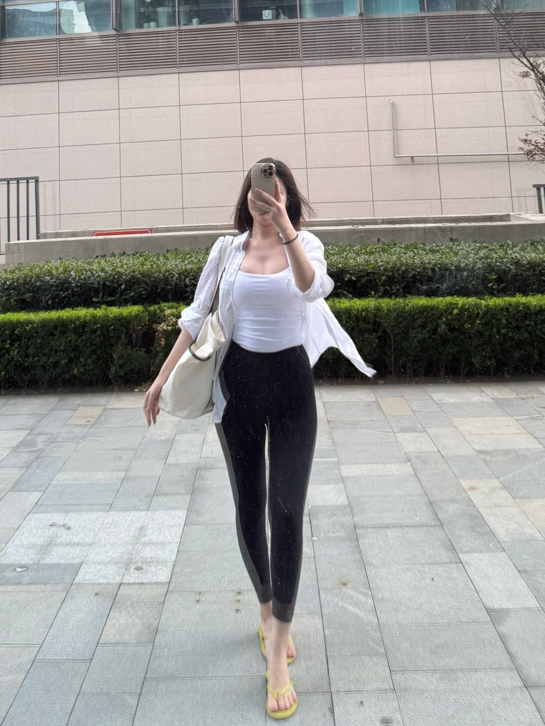 黑色瑜伽裤对于梨形身材太有安全感了！！！