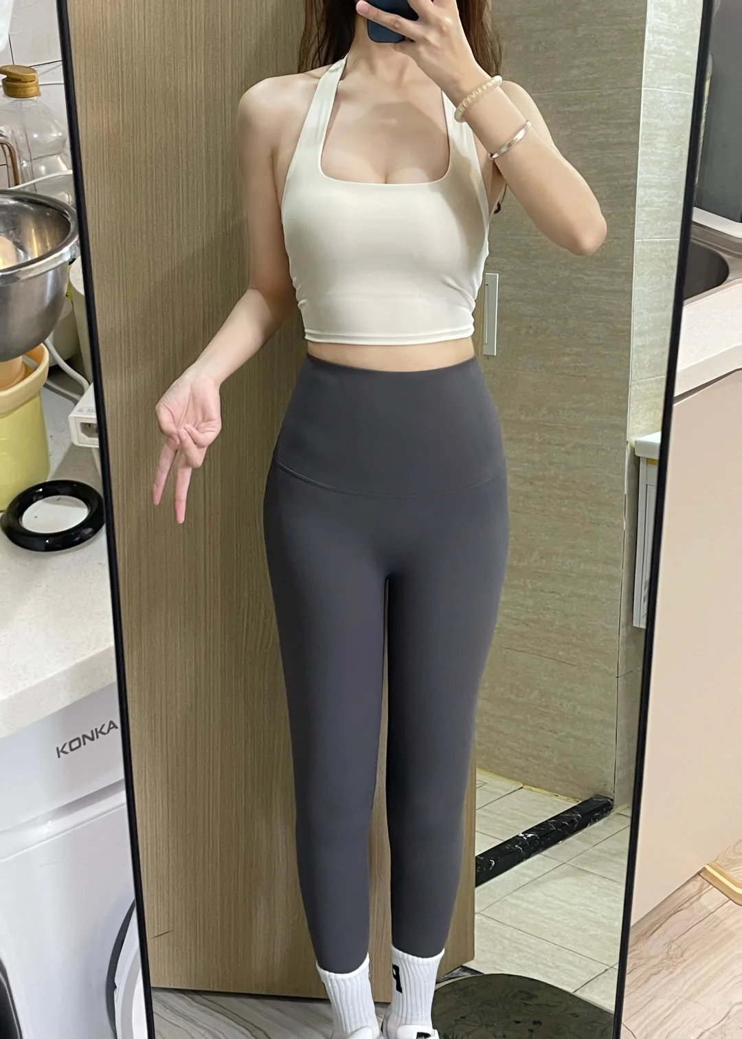 165/120 妈呀，这条瑜伽裤也太显瘦了！！！