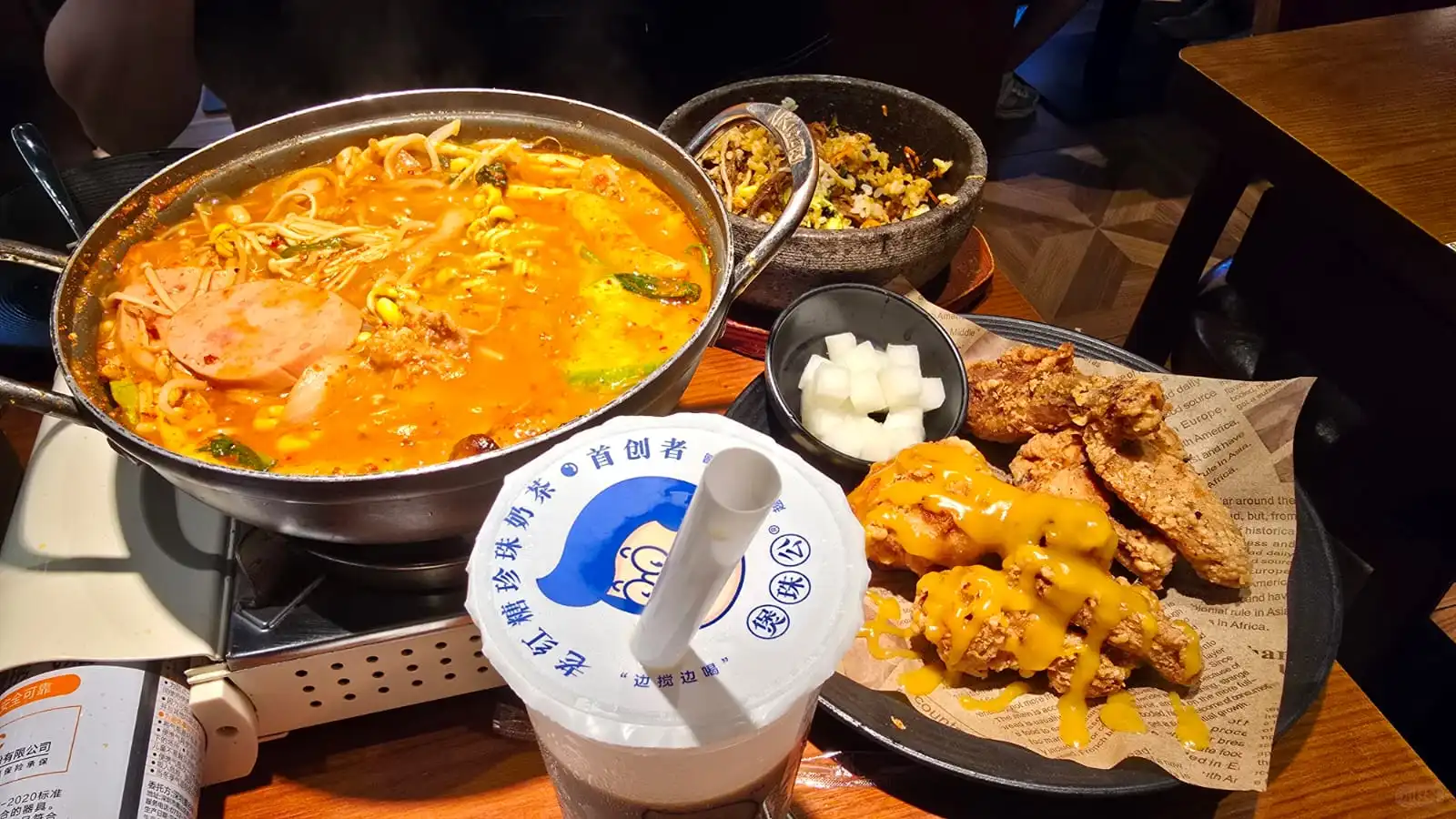 今天美食团购日，很开心。