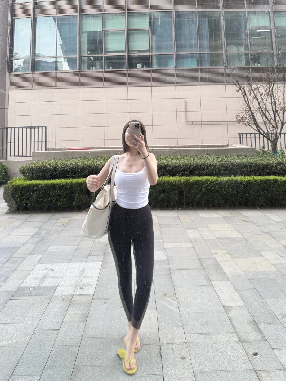 黑色瑜伽裤对于梨形身材太有安全感了！！！