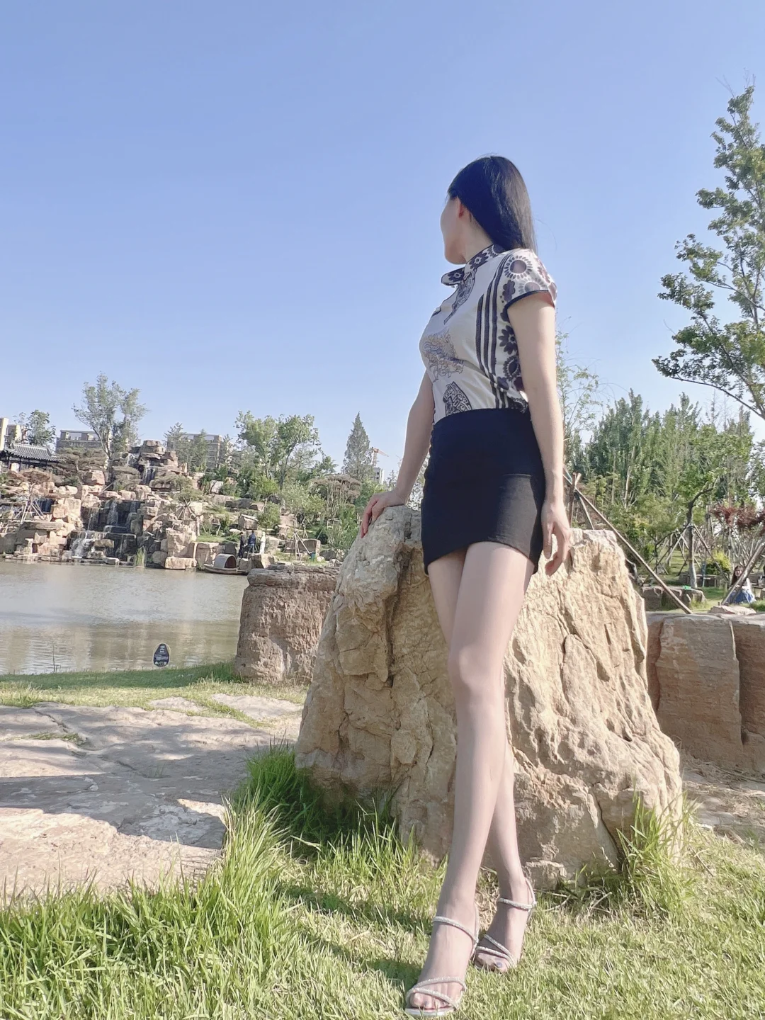 一整个享受和儿子在公园的时光～?