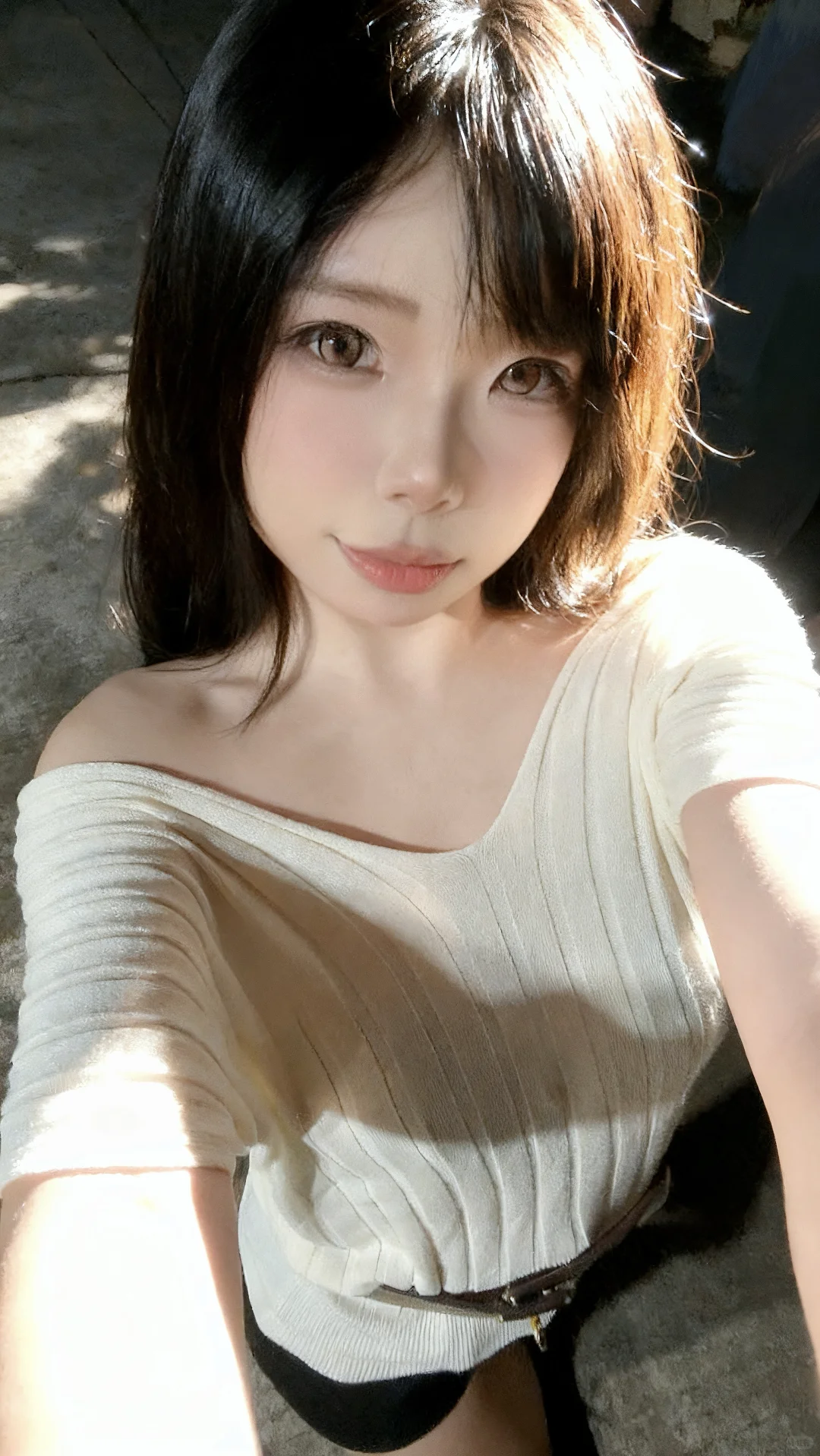 天气好出门晒太阳