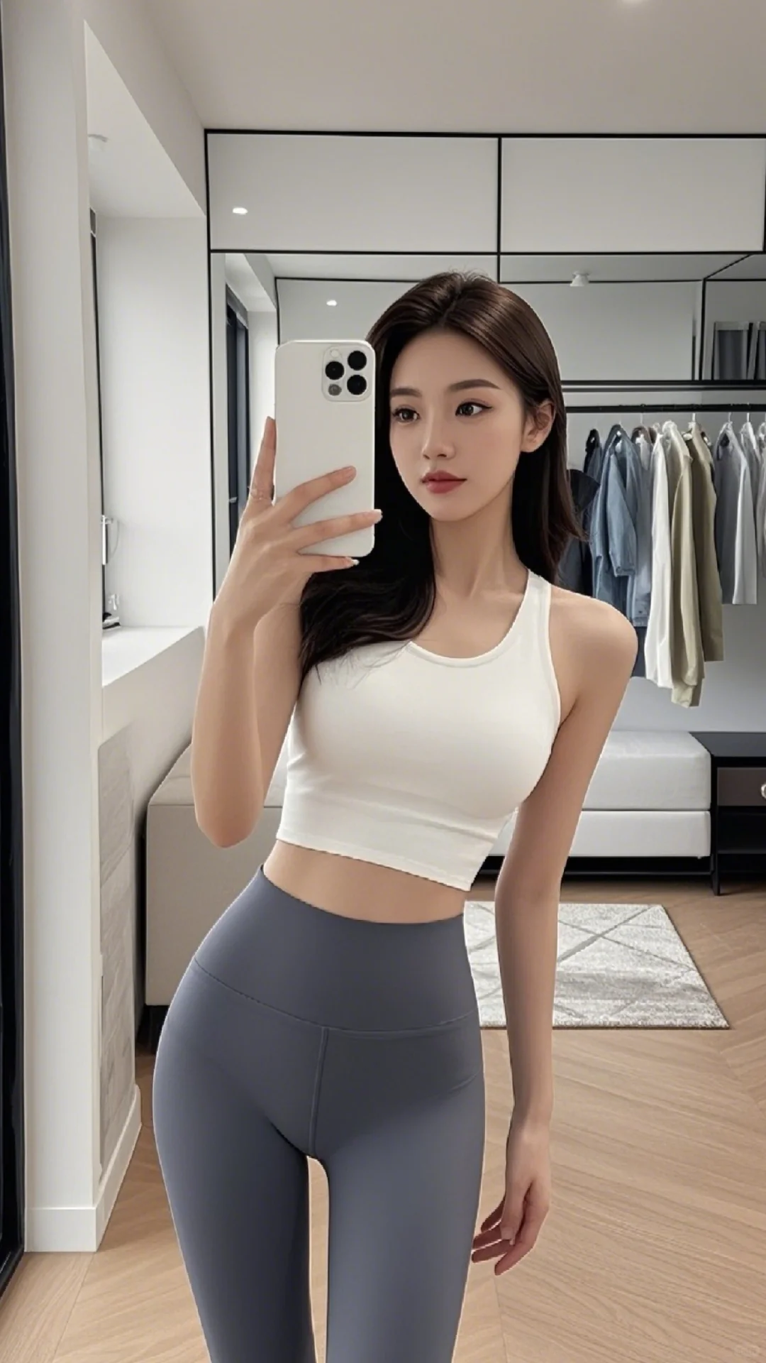 有形状有线条的瑜伽裤yyds