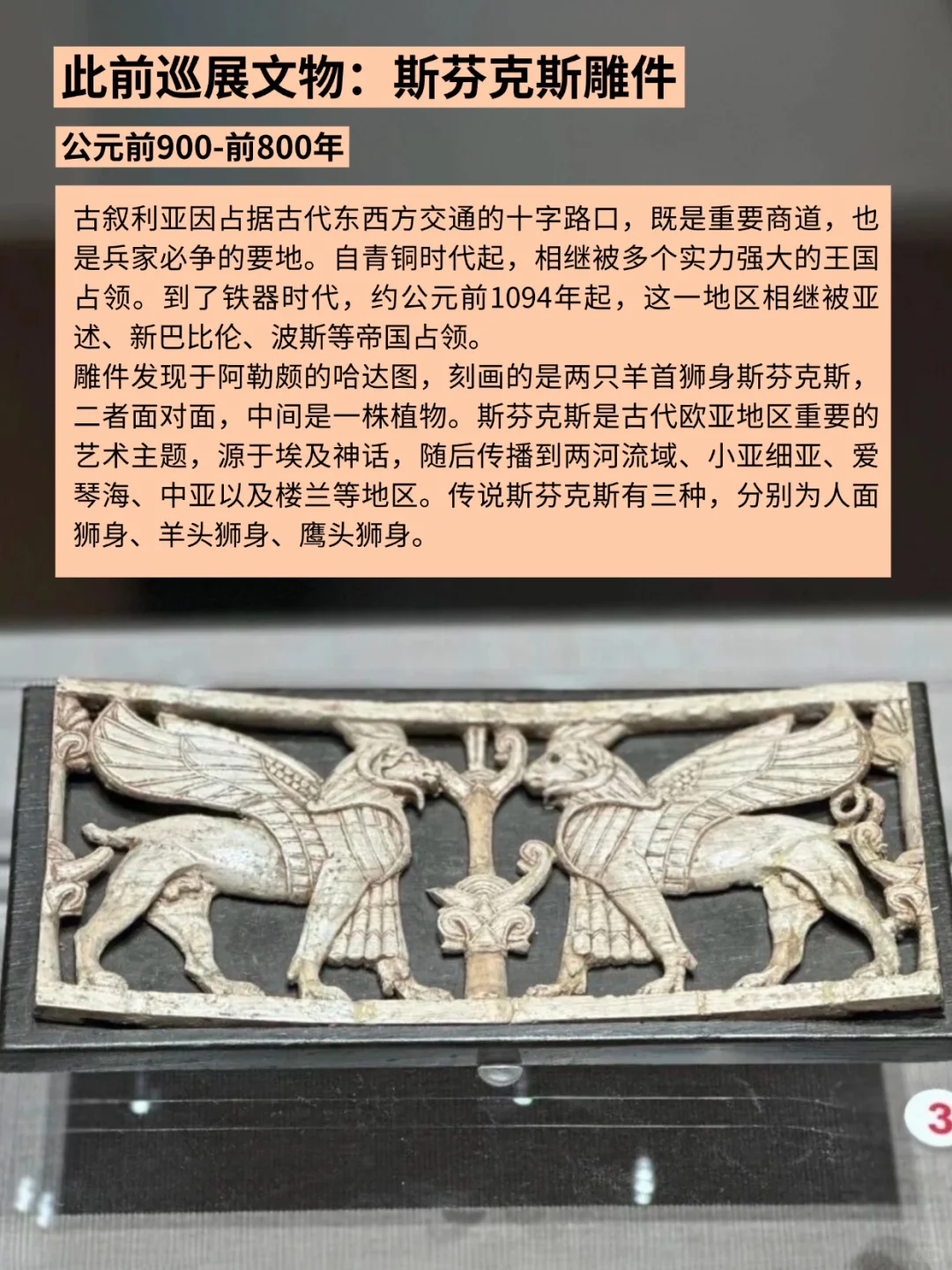 大连博物馆9月起举办叙利亚古代文物展！