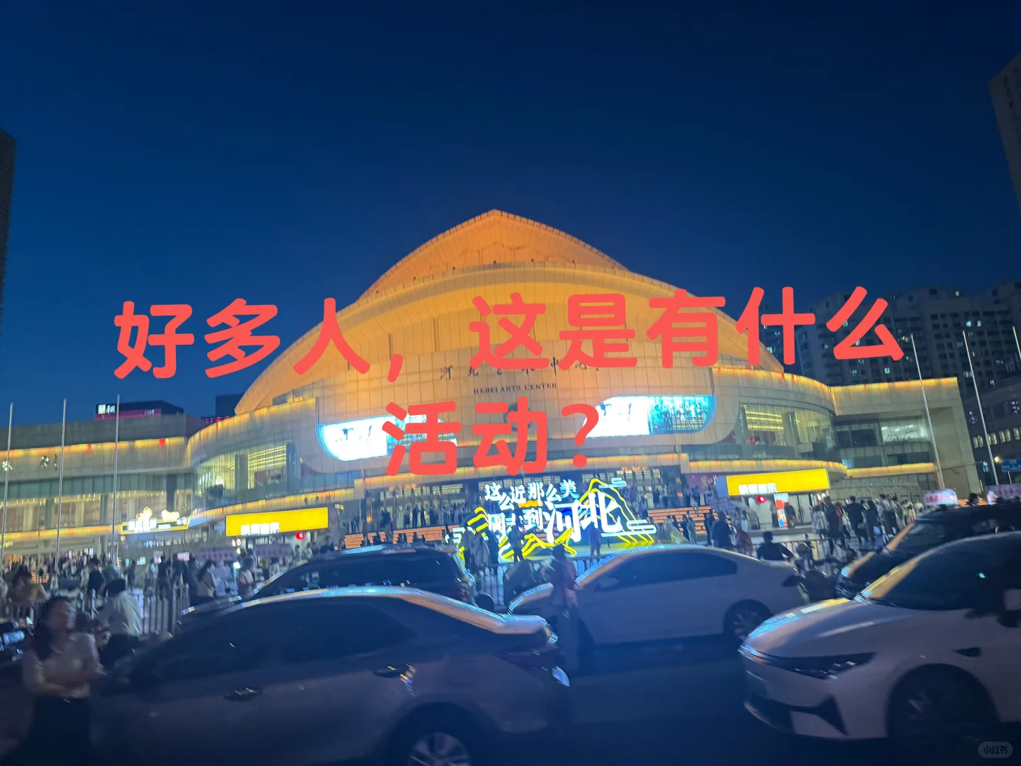 好多人，石家庄河北艺术中心有活动吗？