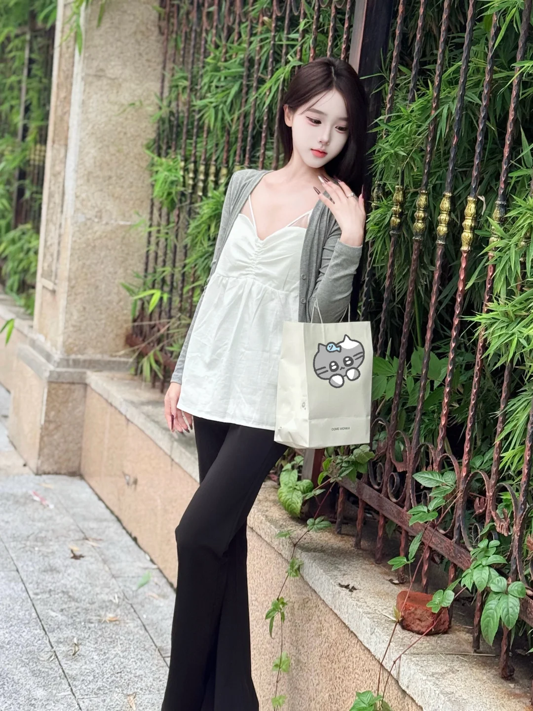 衣服基础 妆容就不基础～hhhhhh