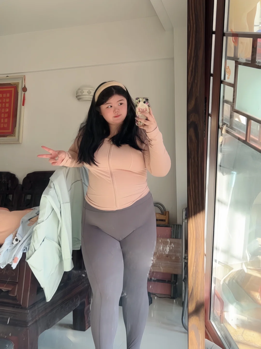 200斤 秋冬氛围感运动穿搭?弹力嘎嘎大?