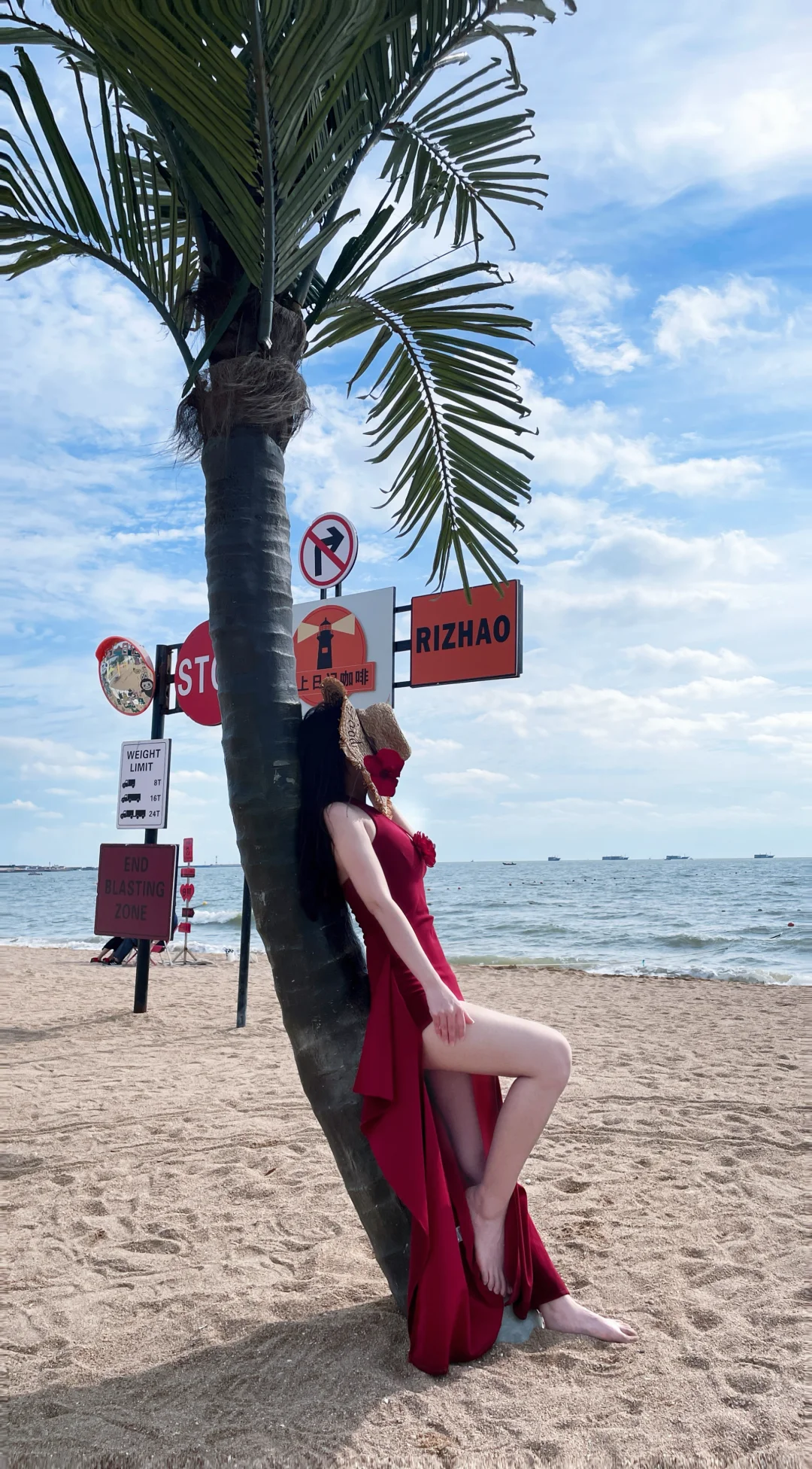 海边战袍必是红裙呀！！！
