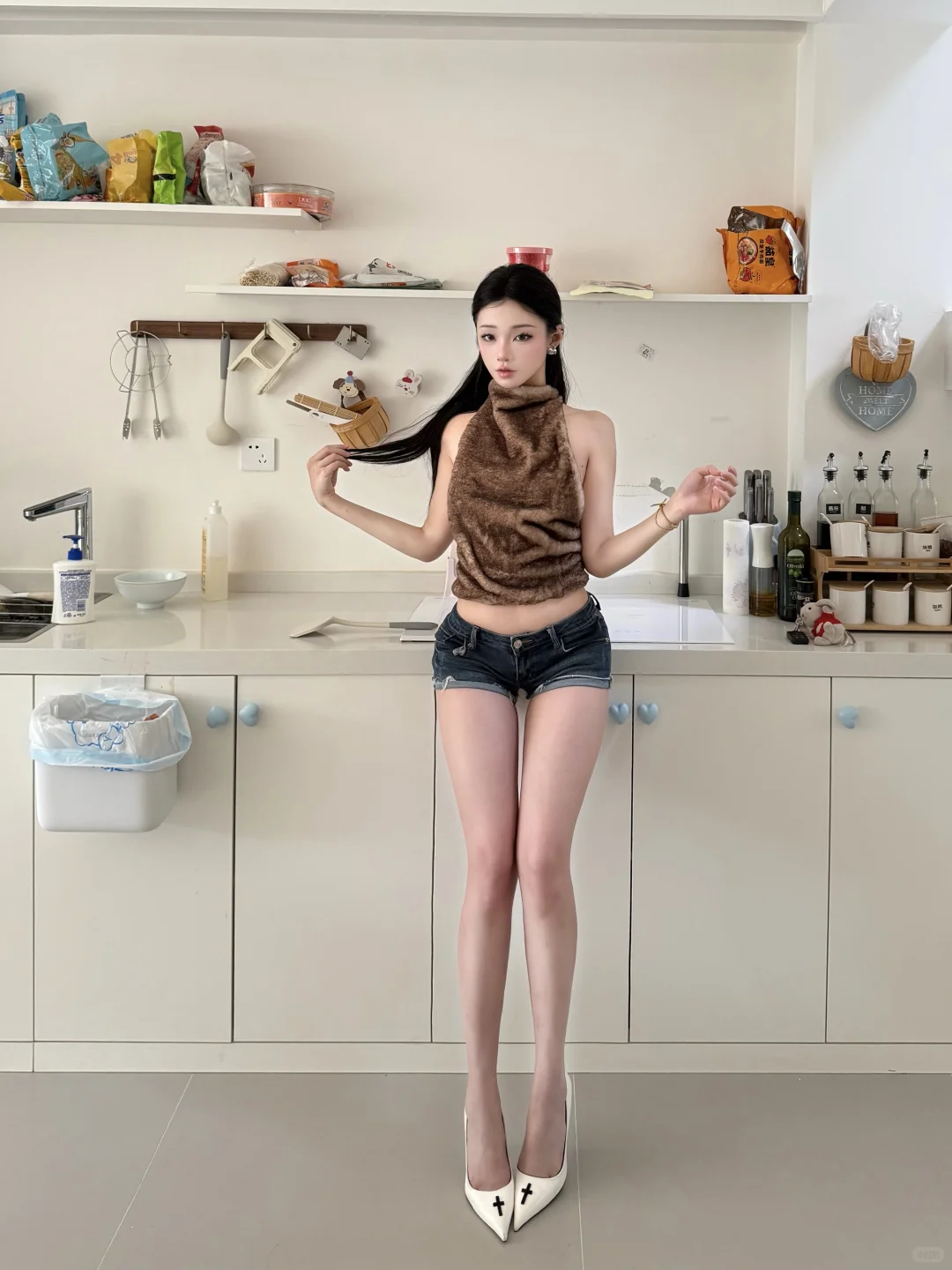 学一套辣妹拍照姿势