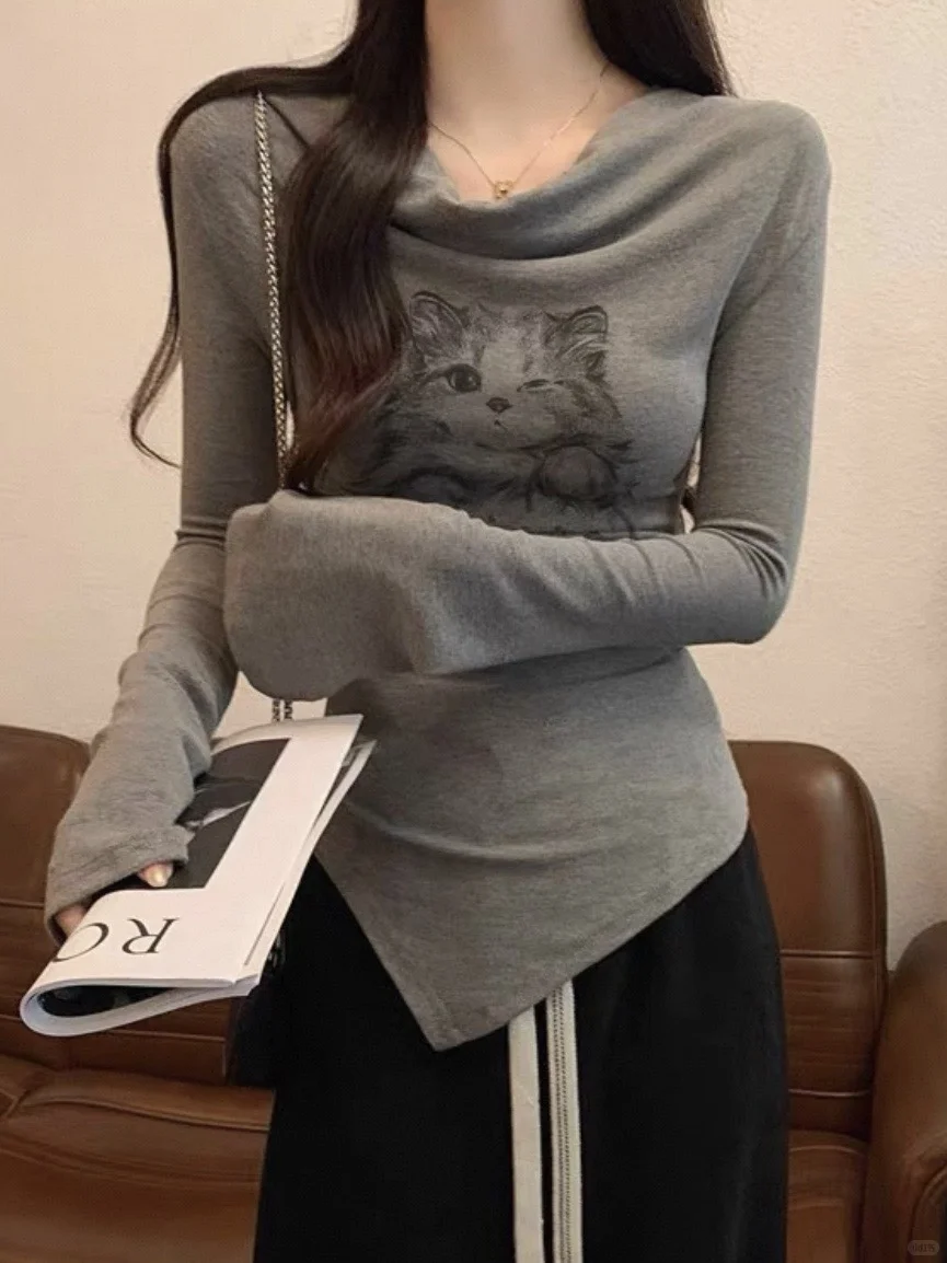 ?这件斜肩T恤也太顶了！一秒穿出美式chic高