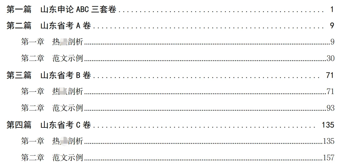 我从不忽悠人，26山东省考申论ABC都在看。