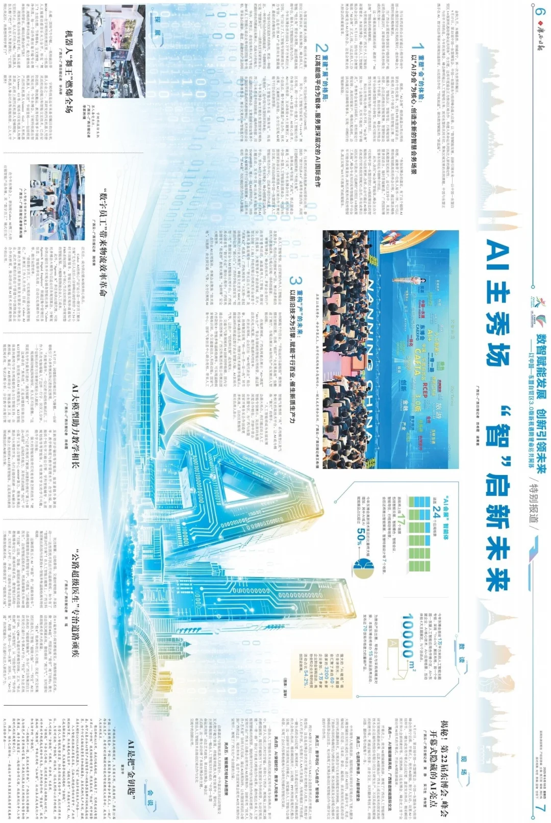 中国 — 东盟博览会报纸！视觉冲击力拉满✨