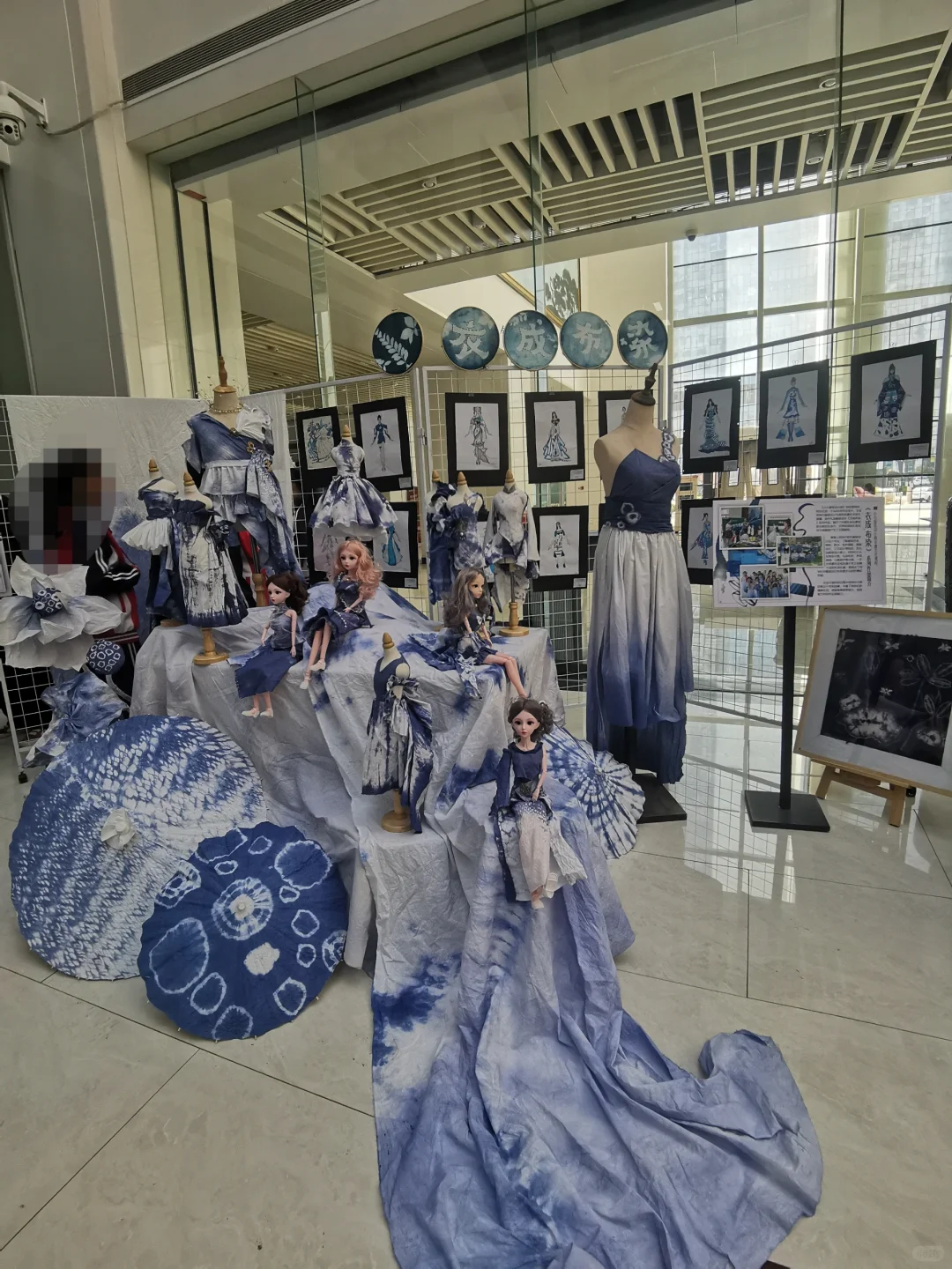 各个学校的非遗展览