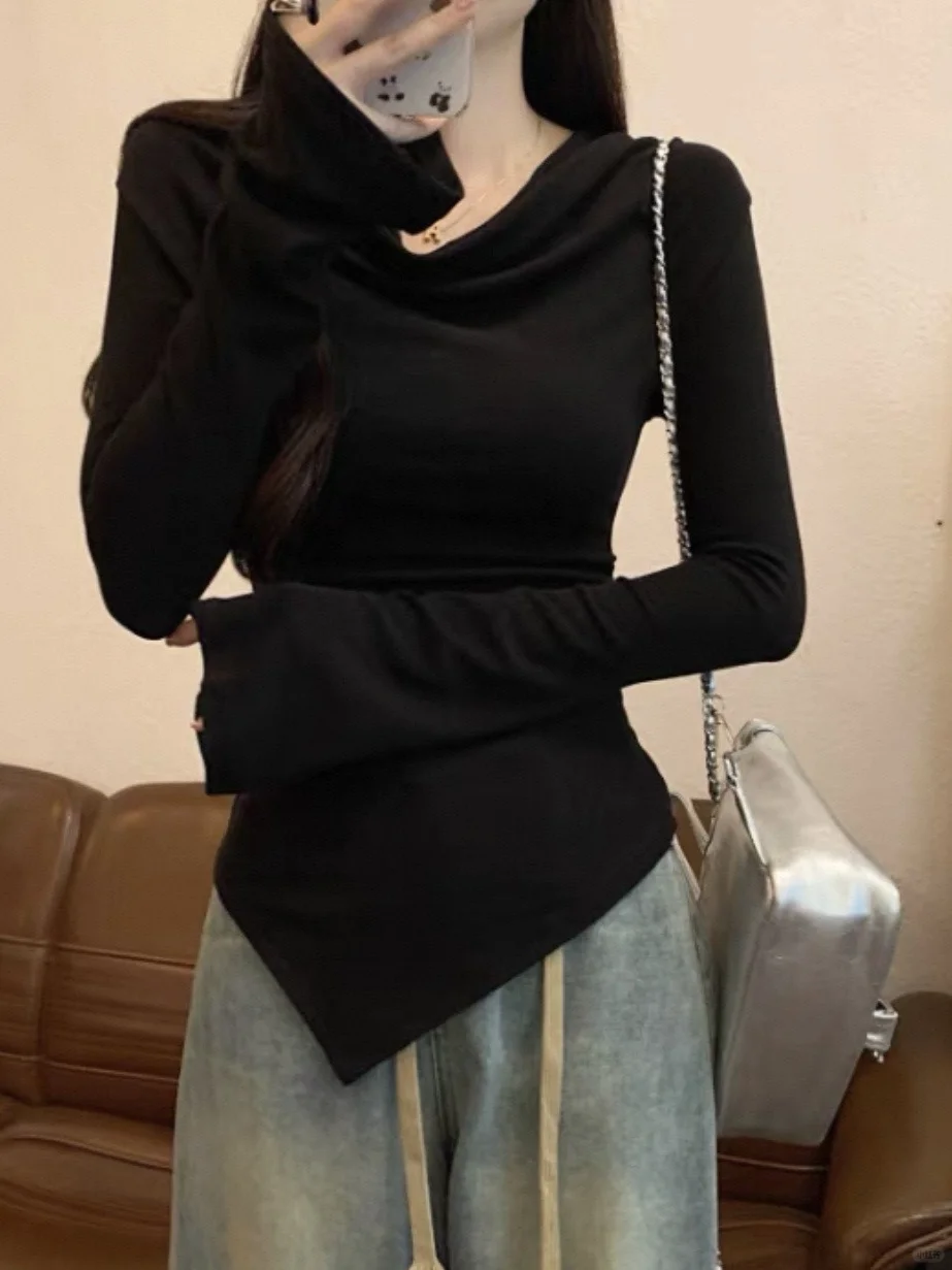 ?这件斜肩T恤也太顶了！一秒穿出美式chic高