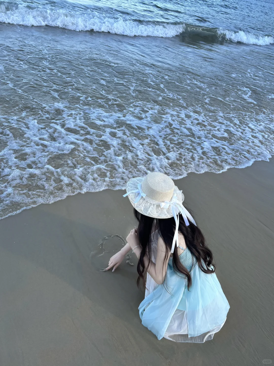 听海浪声和心跳的频率契合? ˚? ??