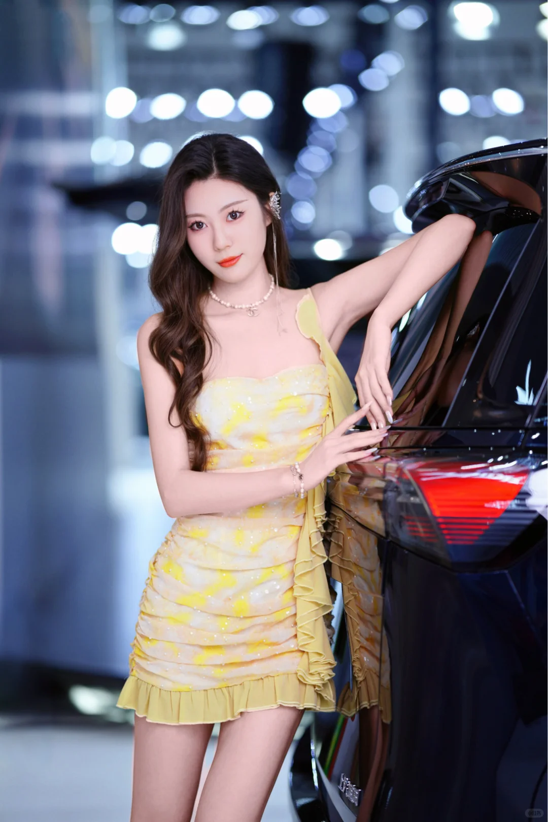 别克展台站岗结束啦～?