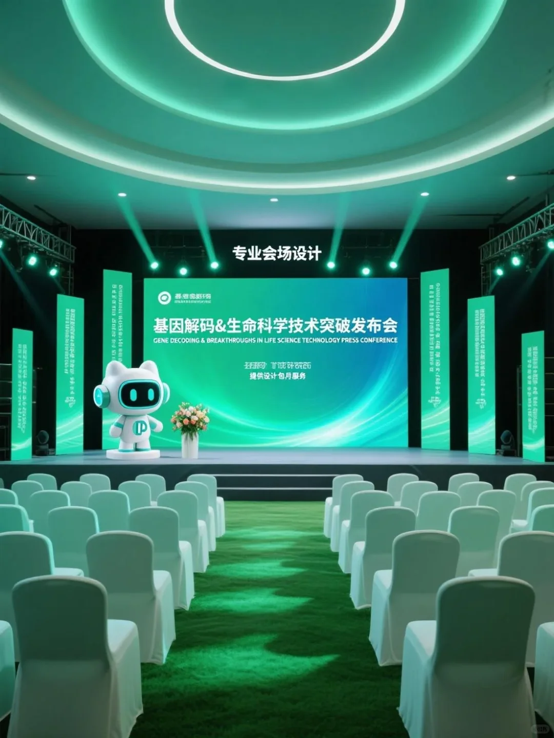 总要办一次很有氛围感的发布会吧?