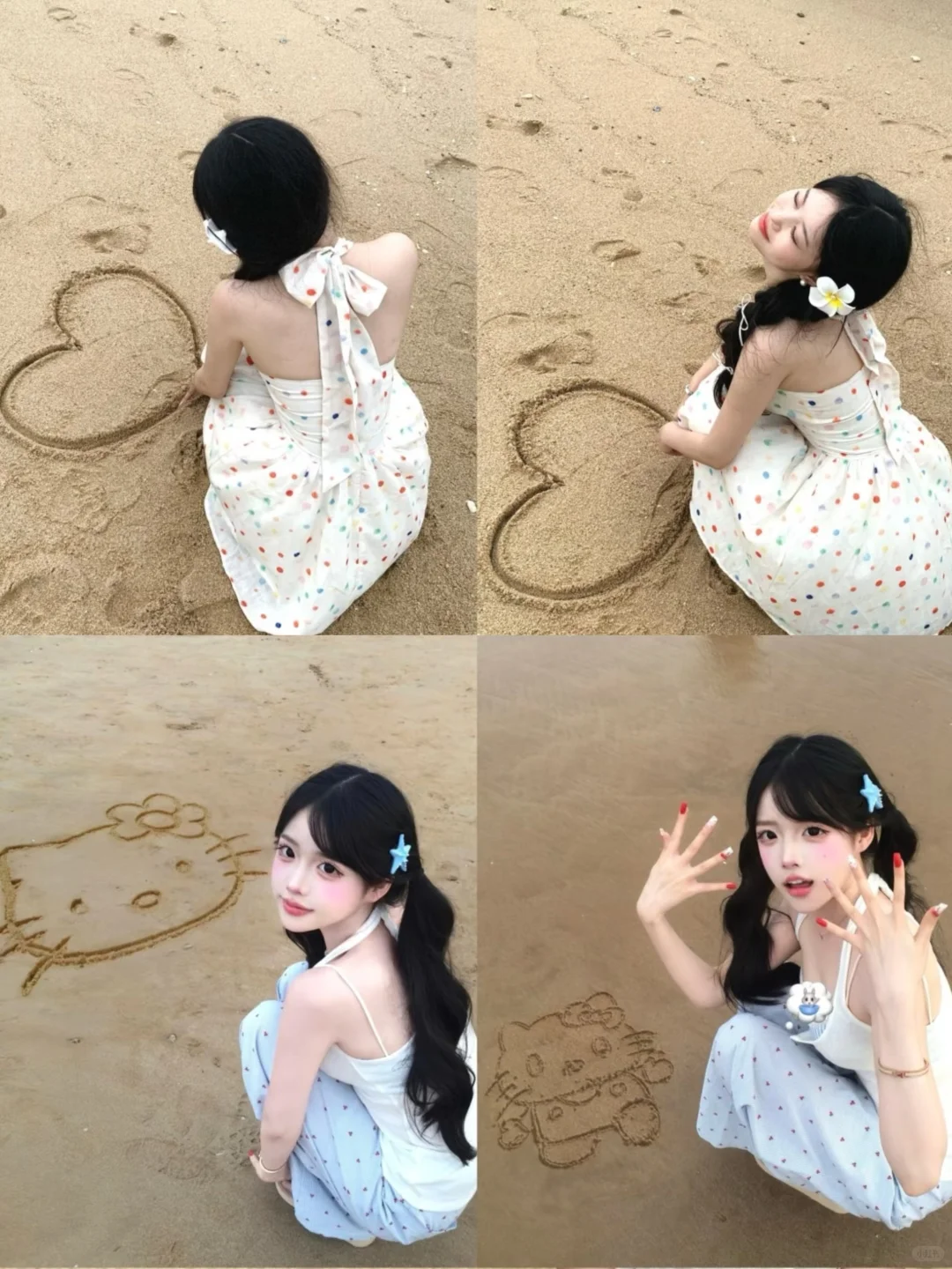 海边搞怪拍照教程｜这样拍趣味感拉满！！