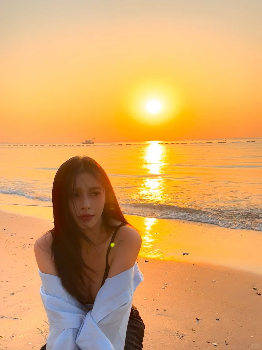 CK与海边日落简直是绝配?稳稳出片很安心