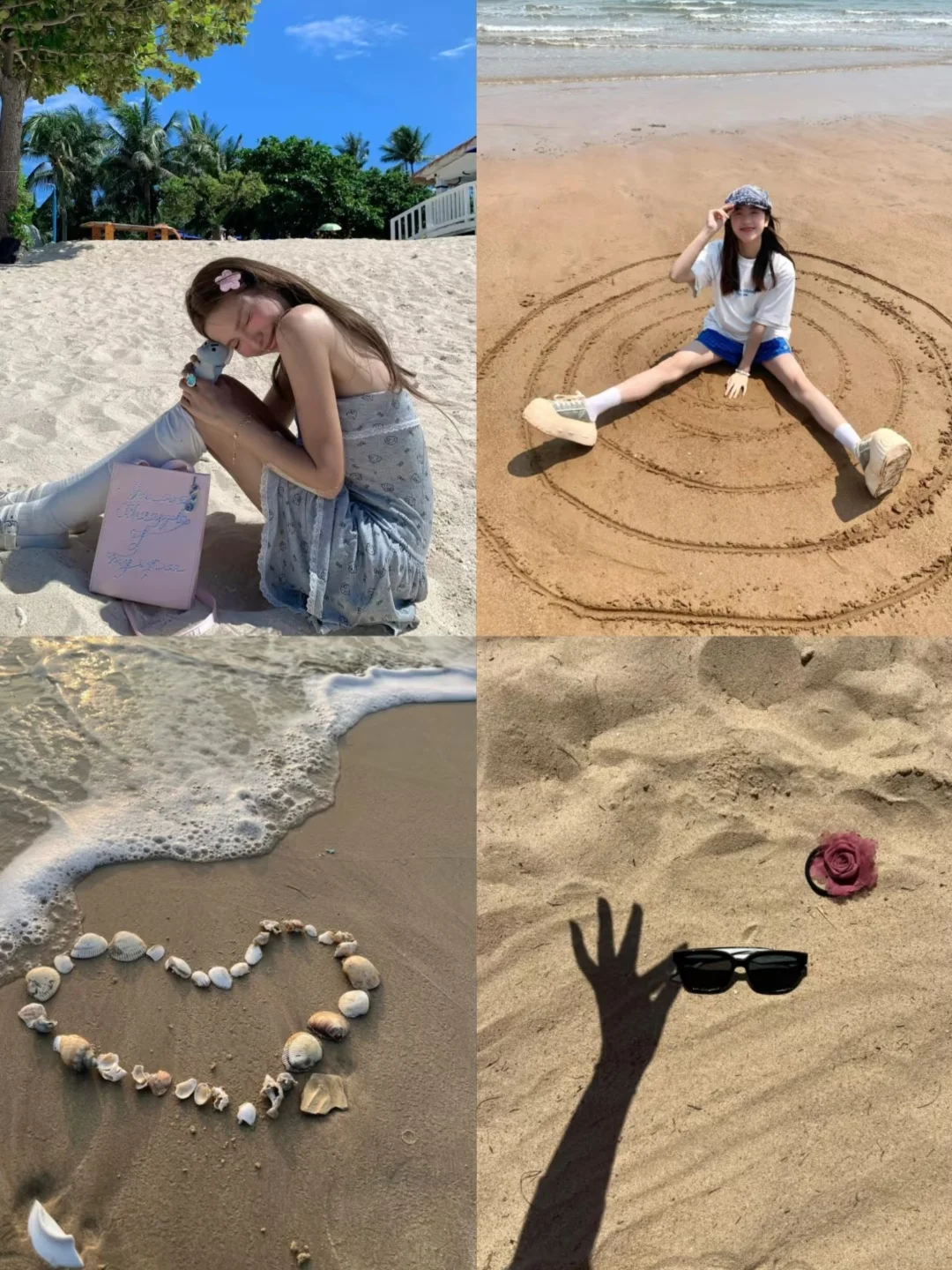 海边搞怪拍照教程｜这样拍趣味感拉满！！