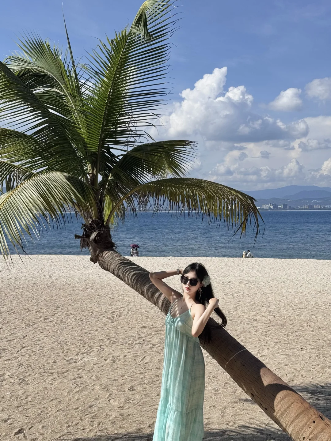 西岛拍照姿势教学，超有生命力