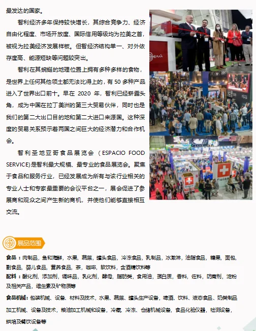 2025智利圣地亚哥食品展来袭?️