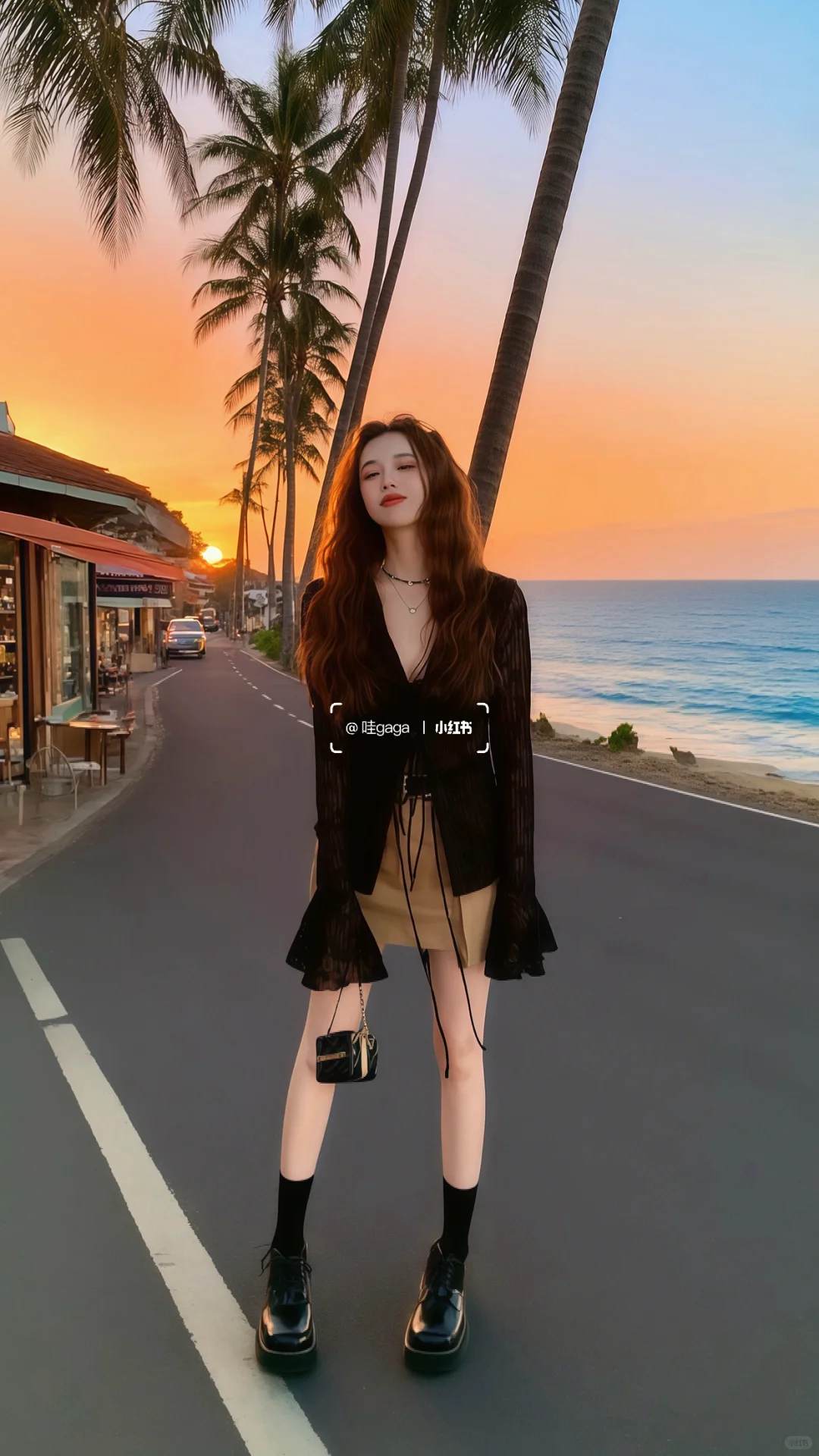 海边日落也太好拍了吧