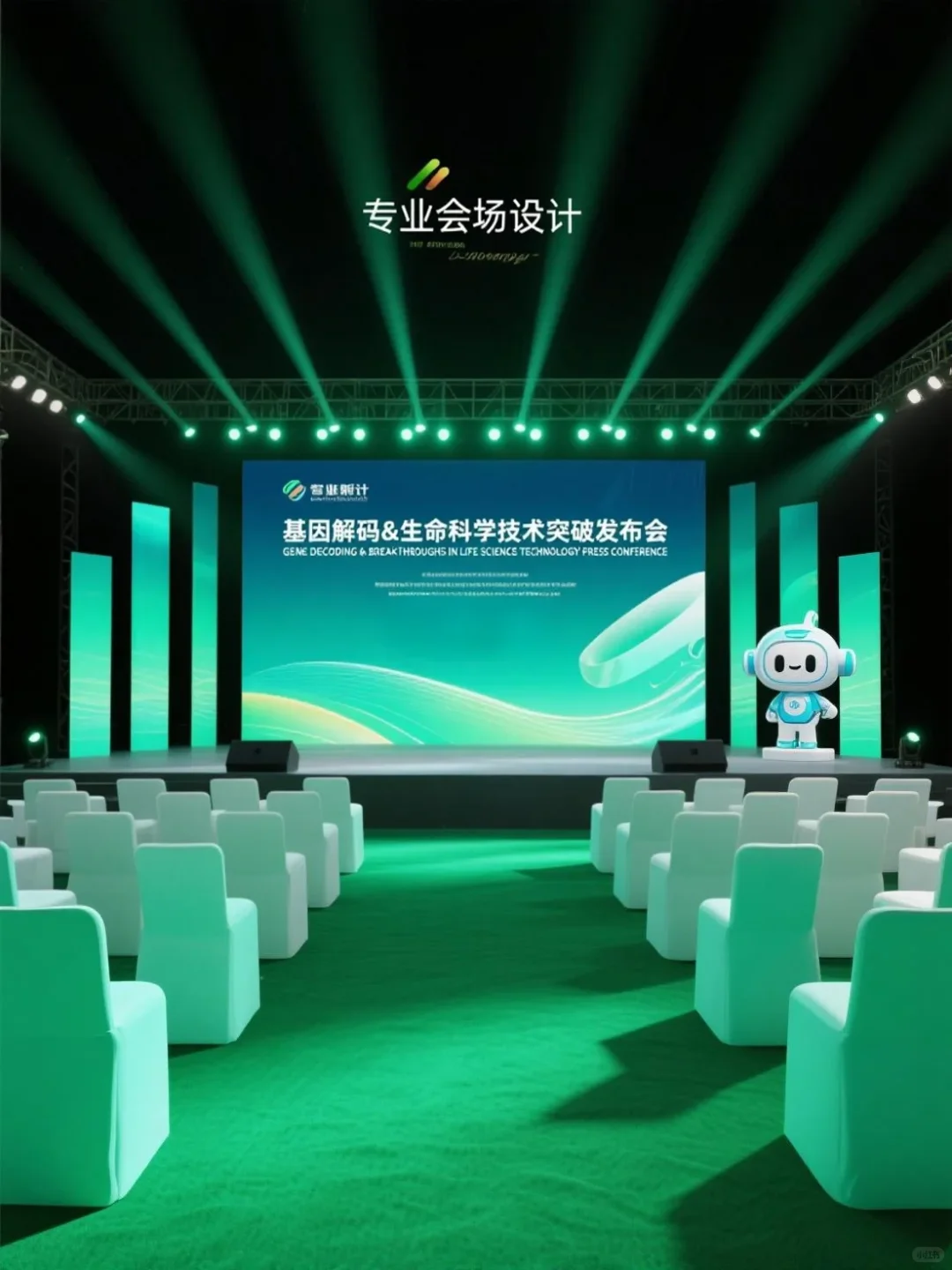 总要办一次很有氛围感的发布会吧?