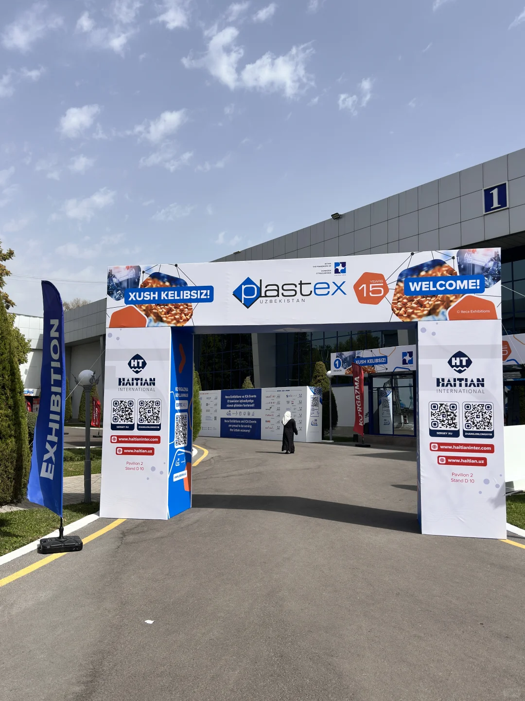 乌兹??国际橡塑展布展完成，期待展会效果