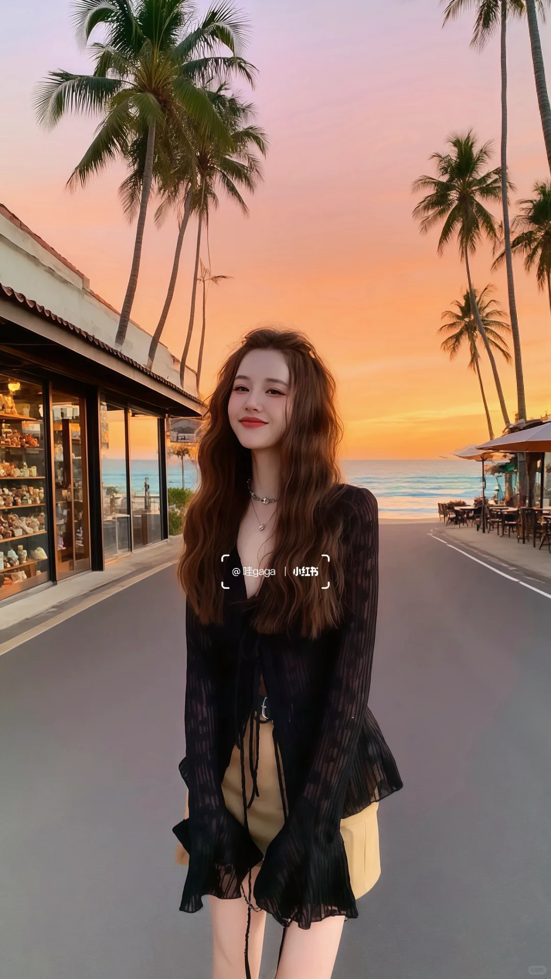 海边日落也太好拍了吧