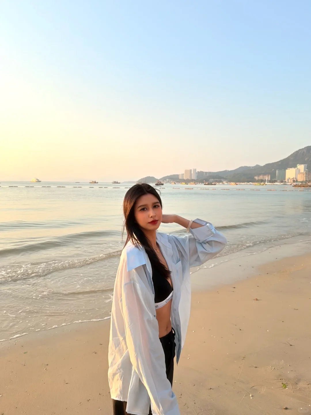 CK与海边日落简直是绝配?稳稳出片很安心