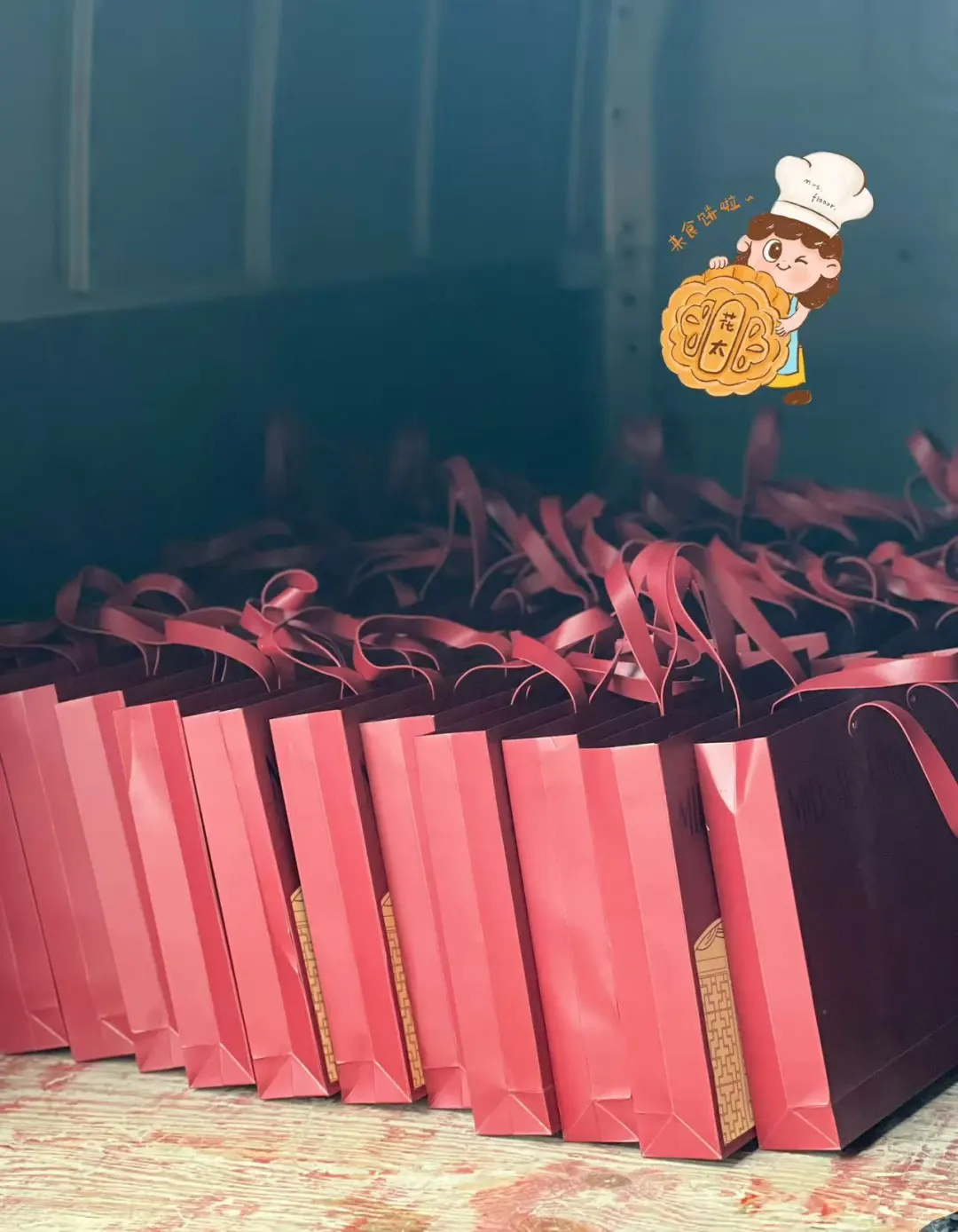 刚把70个的公司团购单满满一车送