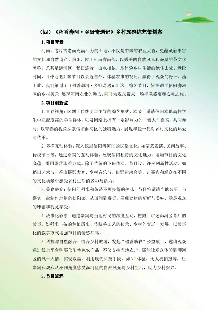 商业精英挑战赛文旅与会展赛道国赛获奖作品