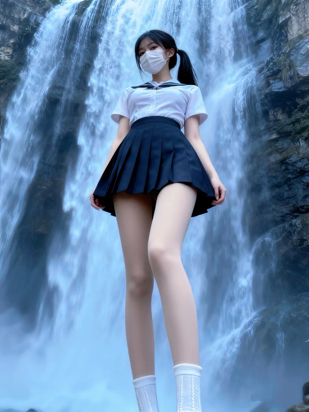 终于穿上丝袜了！！