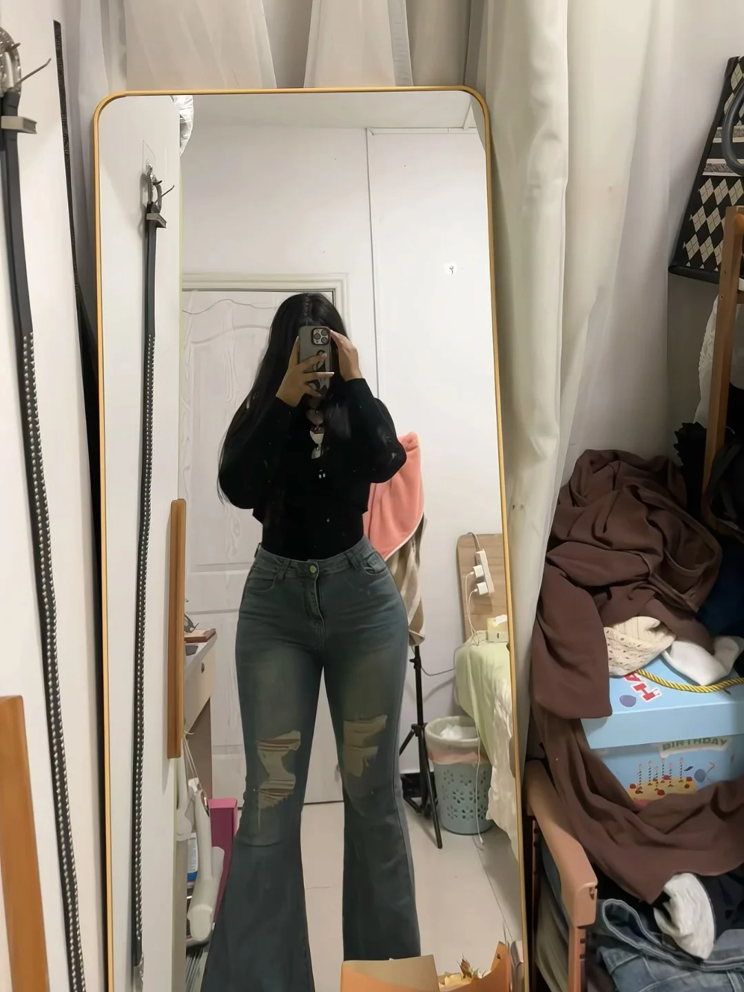 Hoodie和牛仔裤绝配～～～