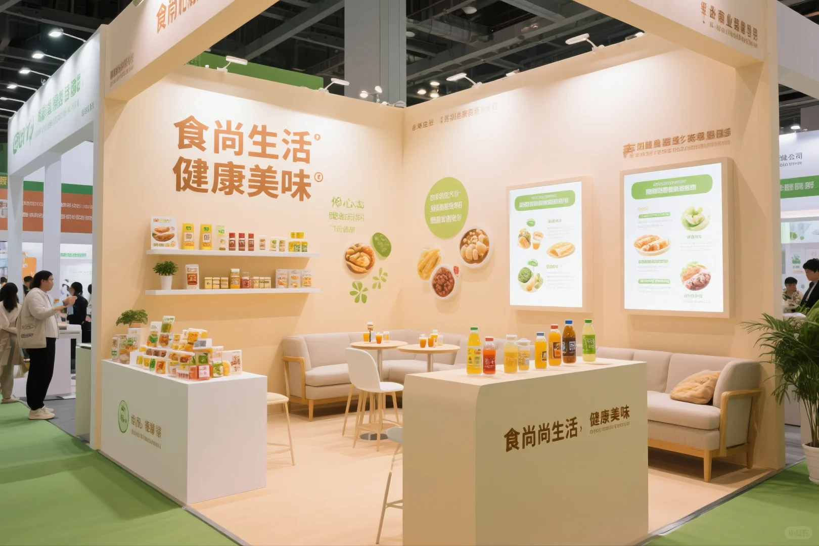 069｜AI-100套展台案例｜食品与饮料行业