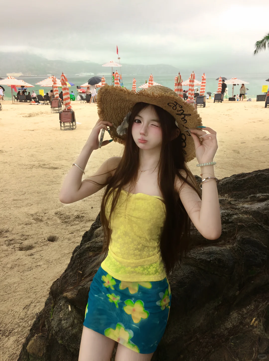 海边穿搭分享一套40r?！！