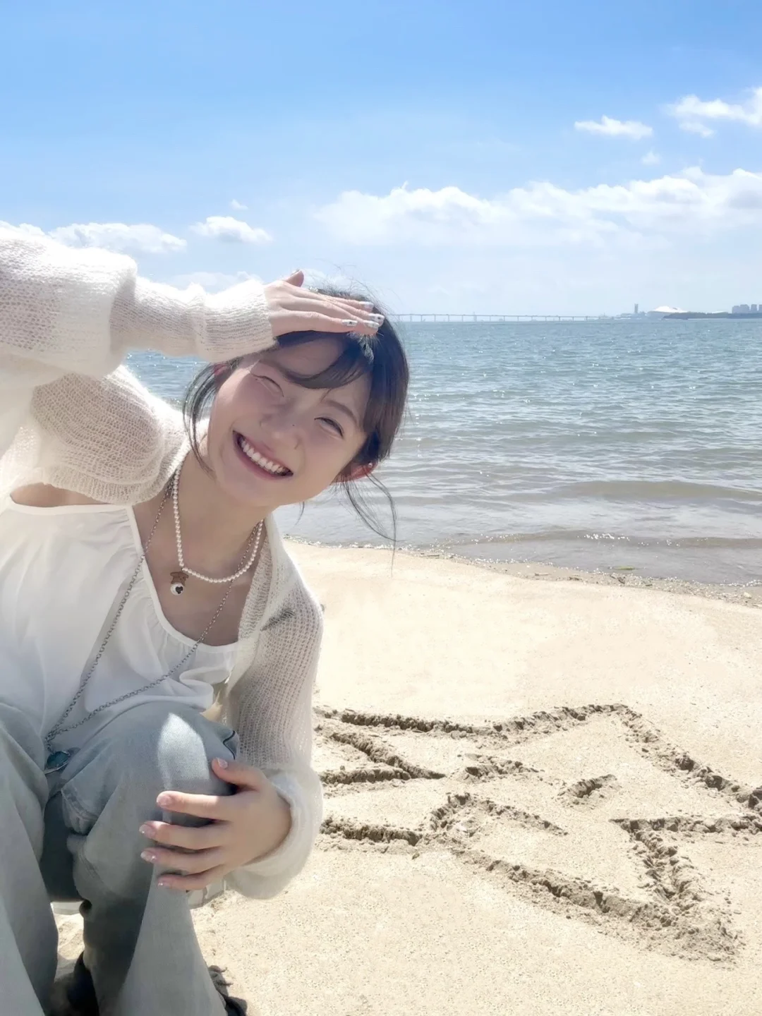 存一些韩韩的海边拍照姿势＊・゜