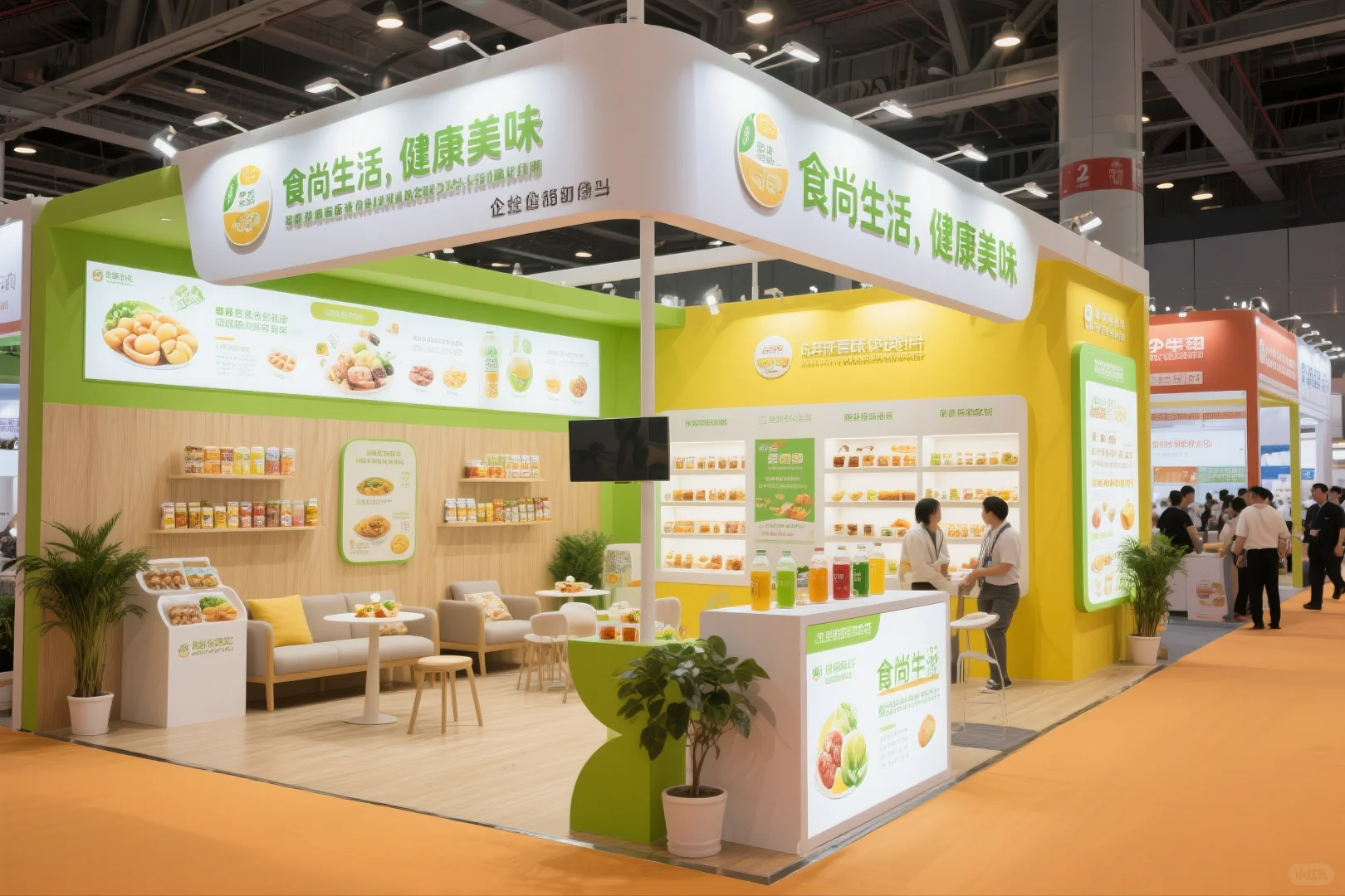 069｜AI-100套展台案例｜食品与饮料行业