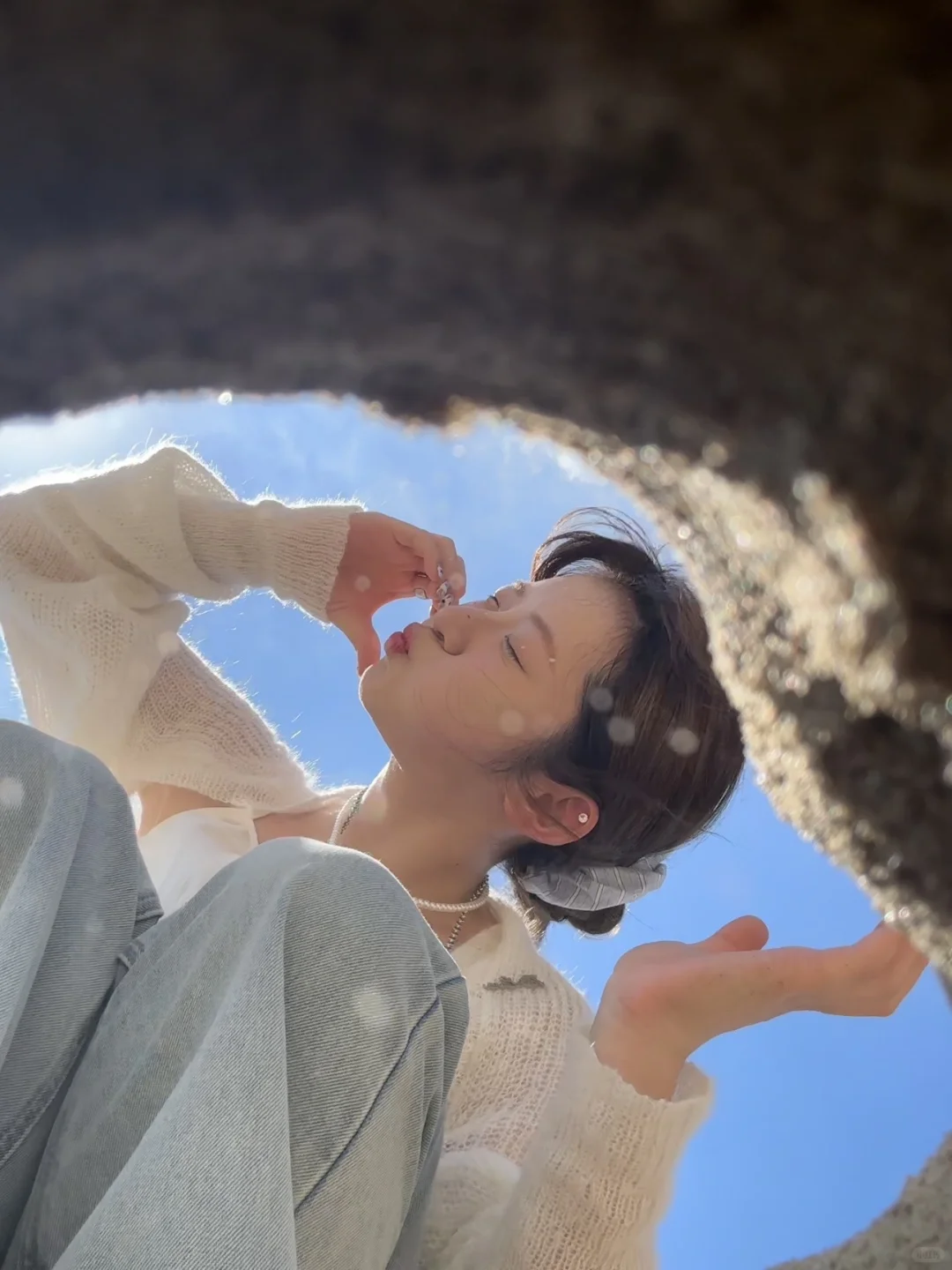 存一些韩韩的海边拍照姿势＊・゜