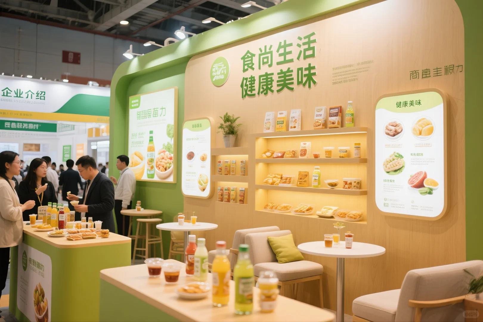 069｜AI-100套展台案例｜食品与饮料行业